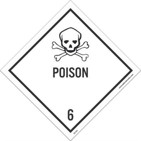 NMC Poison Label, DL159AL DL159AL